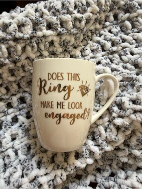 Does this ring make me look engaged mug by Lillian Rose- Never Used